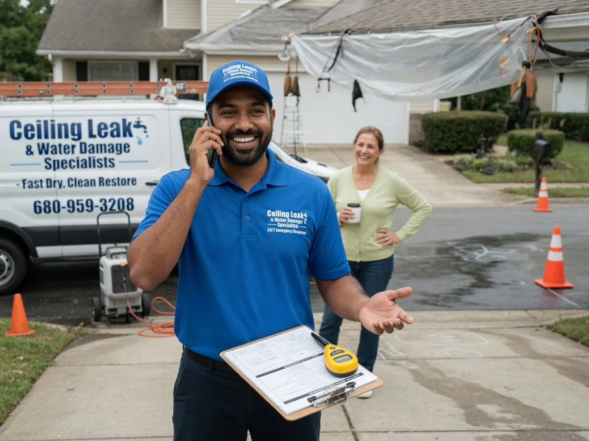 Ceiling Leak Cleanup Bowersville, GA FAQs